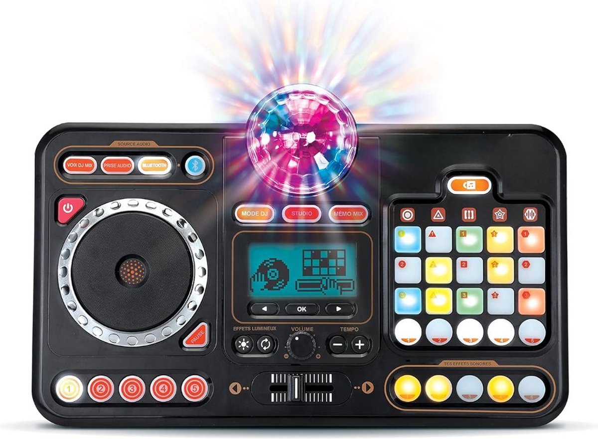 DailySupplies® Dj set Kinderen - Mengpaneel voor Kinderen - Soundboard - Mixer - Zwart