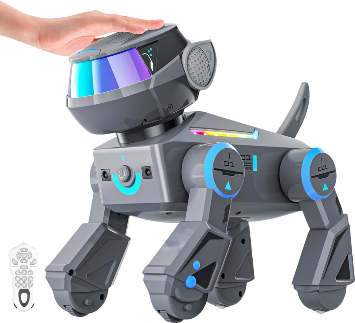   Interactieve Robot Hond Voor Ouderen en Kinderen - Robot Hondje Speelgoed