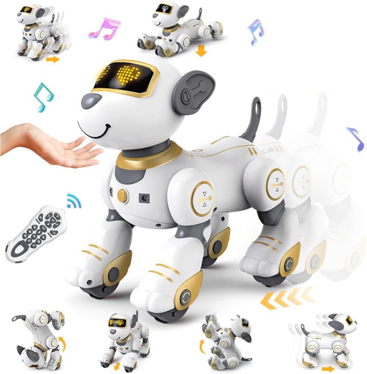 DailySupplies® Interactieve Robot Hond Voor Ouderen en Kinderen - Robot Hondje Speelgoed