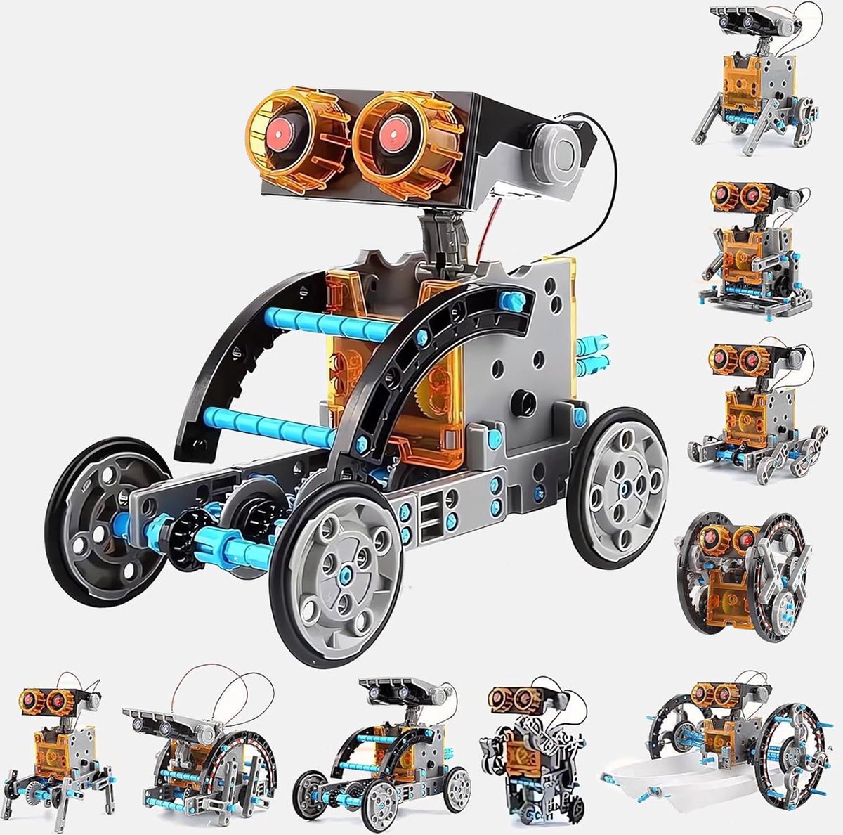   Robot Bouwpakket - Modelbouw Volwassenen - Kinderspeelgoed - Grijs