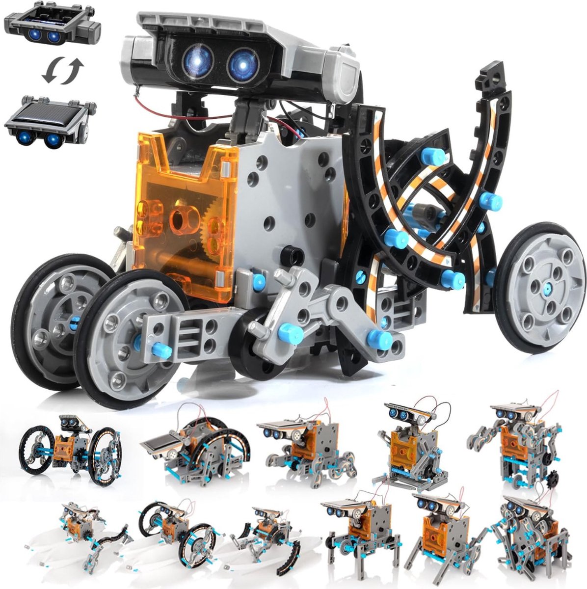 DailySupplies® Robot Bouwpakket - Modelbouw Volwassenen - Kinderspeelgoed - Zilver