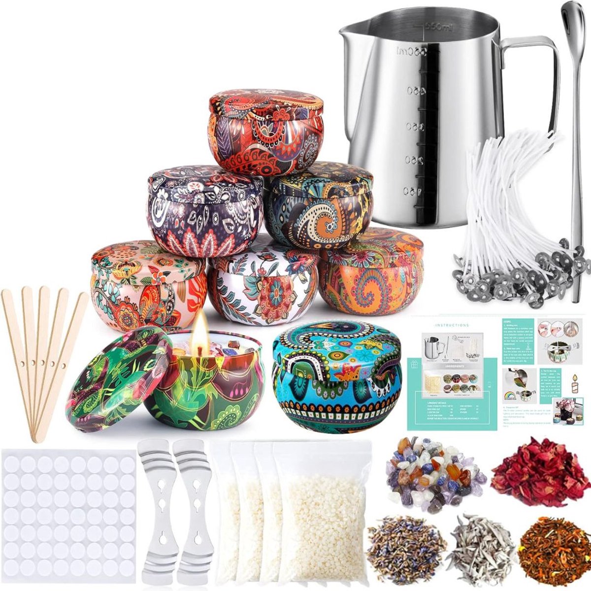 DailySupplies® Smeltpan voor Kaarsen - Smeltpan - Kaarsen Maken voor Volwassenen