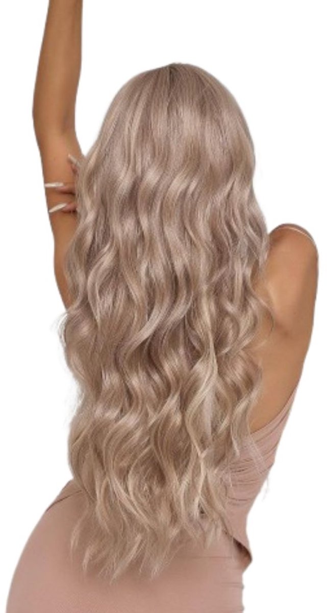 DailySupplies® Top Kwaliteit Damespruik – Pruiken Dames - Hair Wig – Lang - Ash