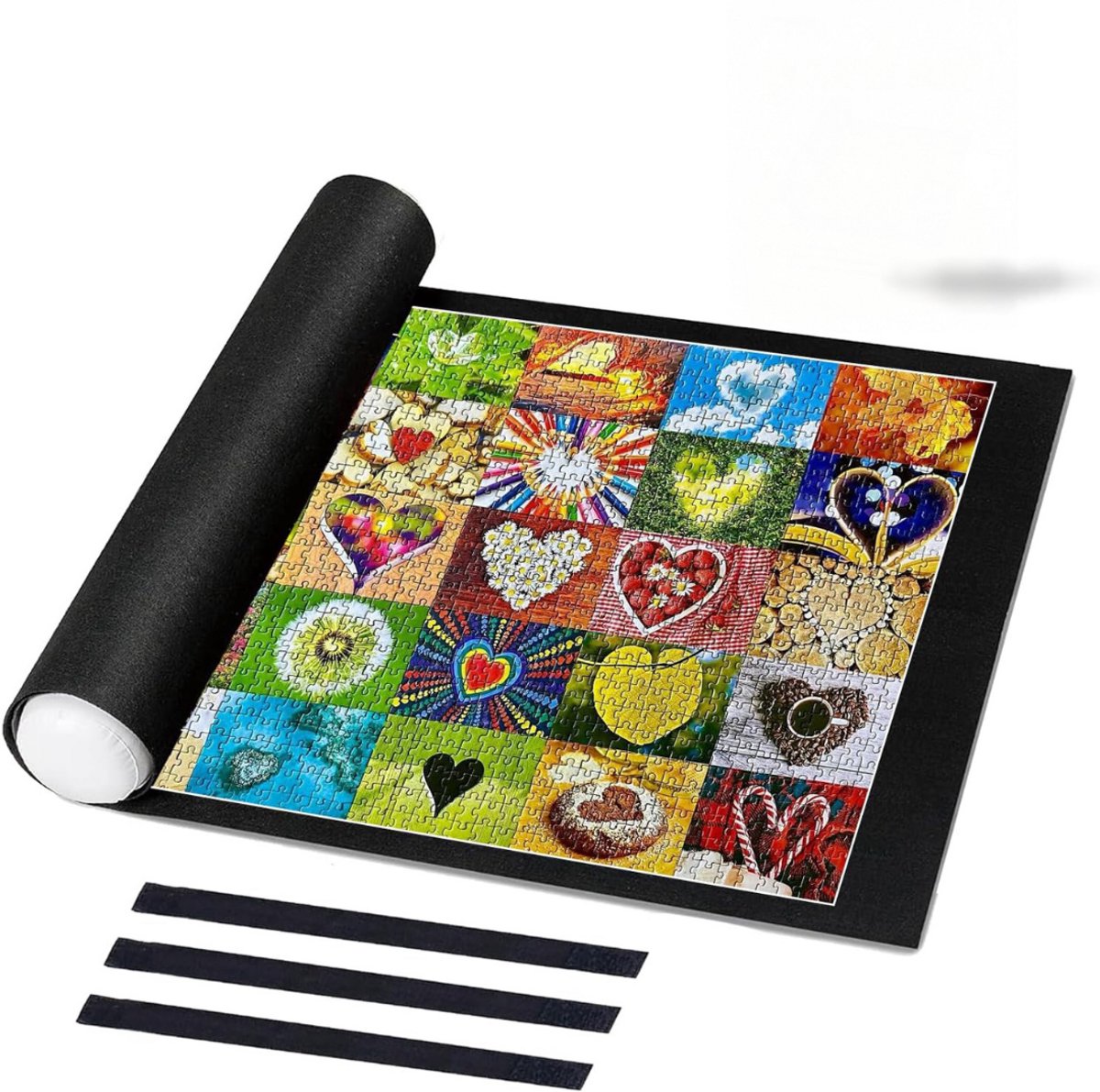 Puzzeltafel -   - Puzzelmap - Puzzelbord - Zwart