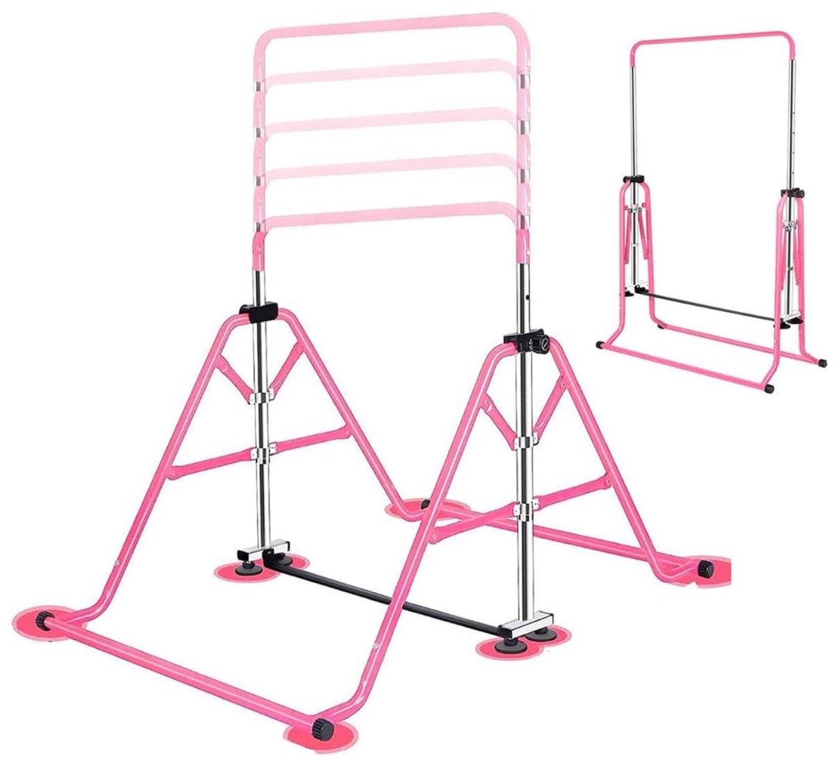 Turnrek - Rekstok - Duikelrek - Tuinrek - Roze