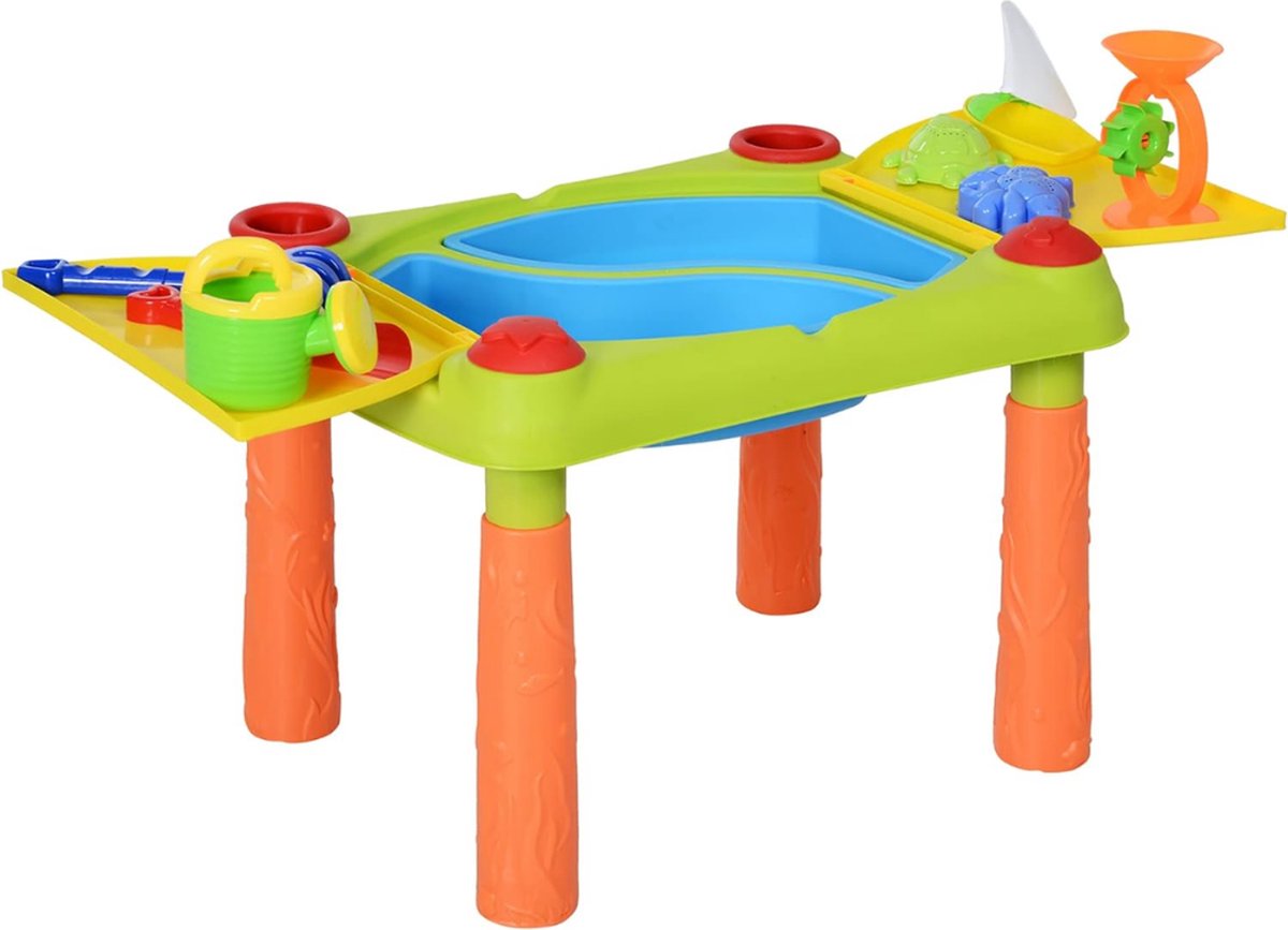 Zandtafel met Watertafel - Speeltafel voor Kinderen - Activiteiten Tafel voor Baby - Speciaal voor Kinderen