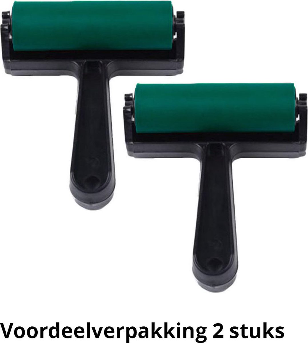 Diamond Painting Roller 10 cm - Groen - Verpakking van 2 stuks