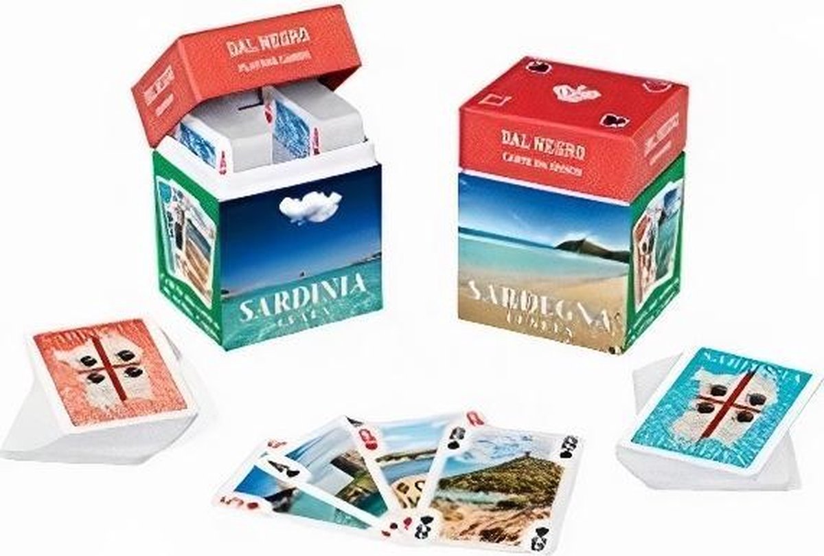 Dal Negro Min-speelkaarten Souvenir Sardinië Karton 110-delig