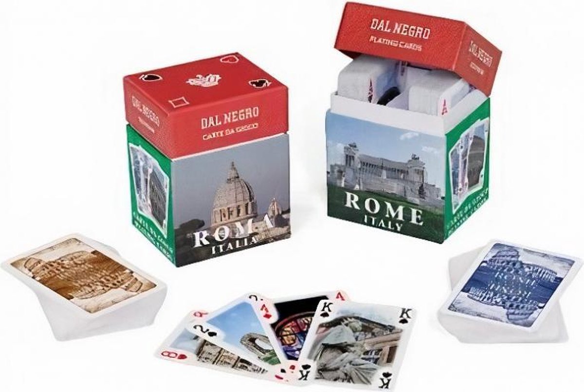 mini-speelkaarten Souvenir Rome karton 110-delig