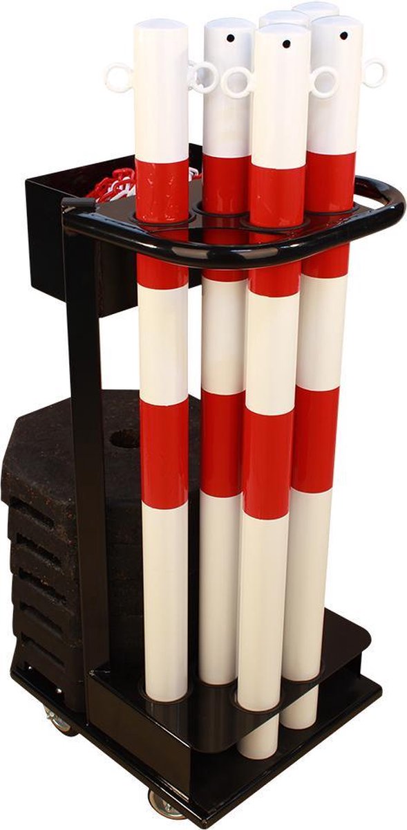 Karretje voor afzetpalen   x  x