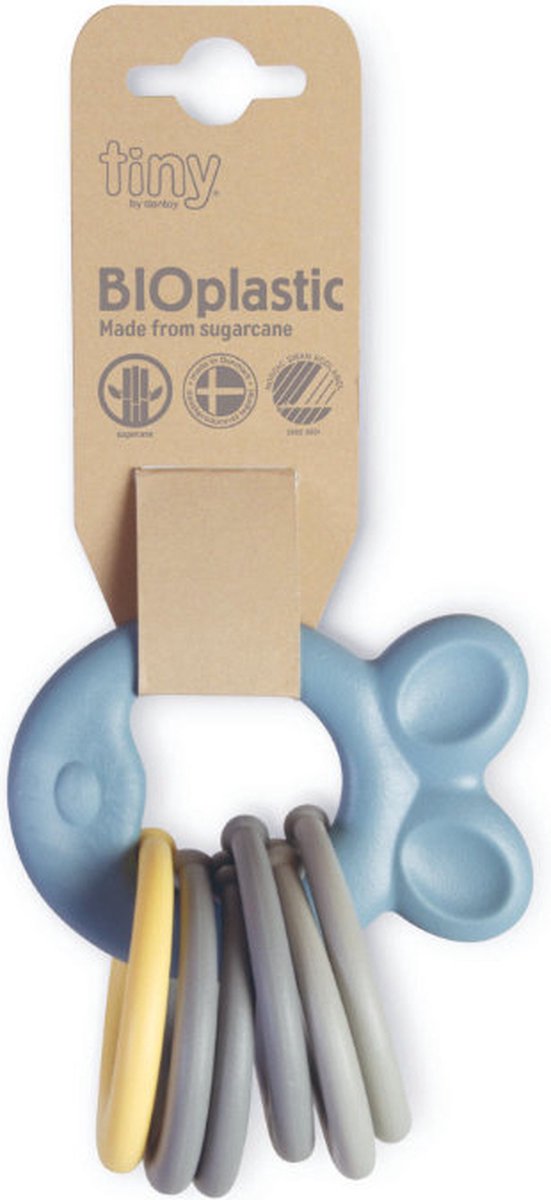 Dantoy bijtring vis- blauw - Bijtring ketting