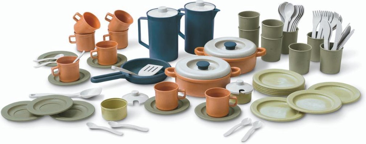   Koffie- en eetservies in bioplastic (79st)