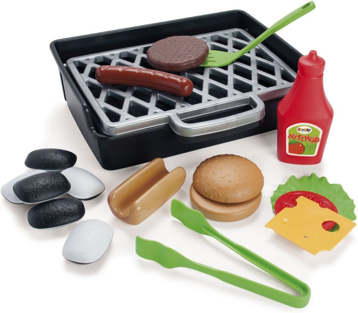 Speelgoedbarbeque set 19-delig