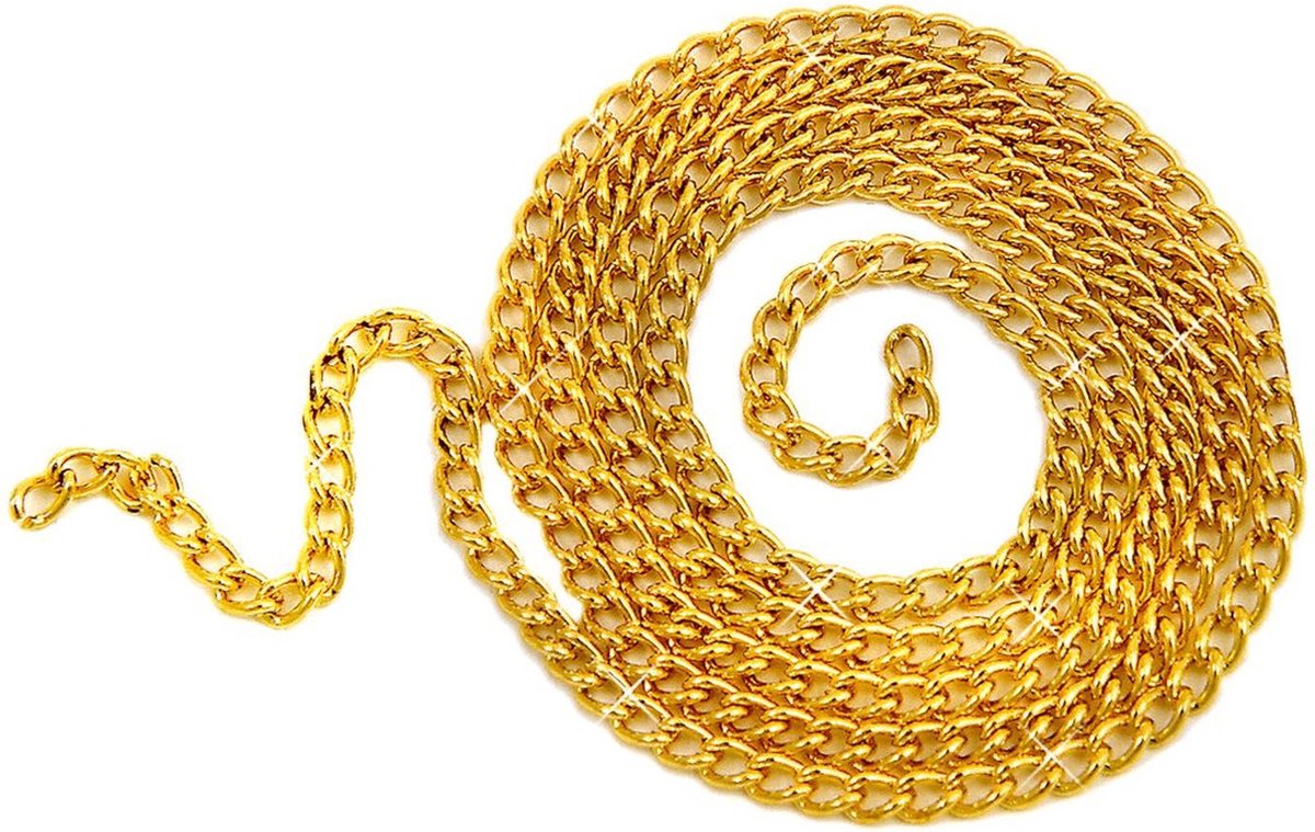 Darice Ketting - goud - 1mtr.