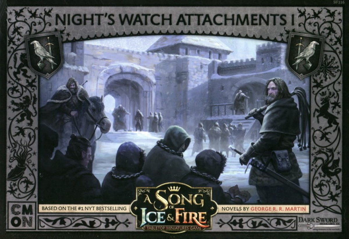 A Song of Ice & Fire - Tabletop Miniatures Game - Nights Watch Attachments I