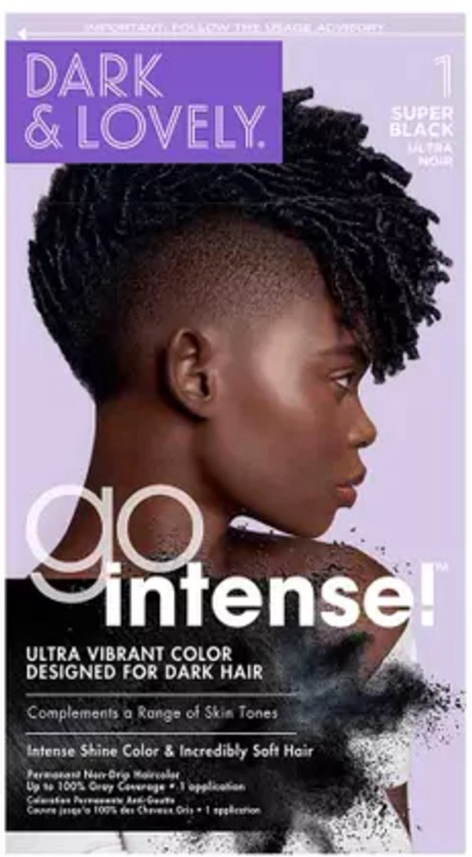 Dark and Lovely Go Intense Super Black nummer 1