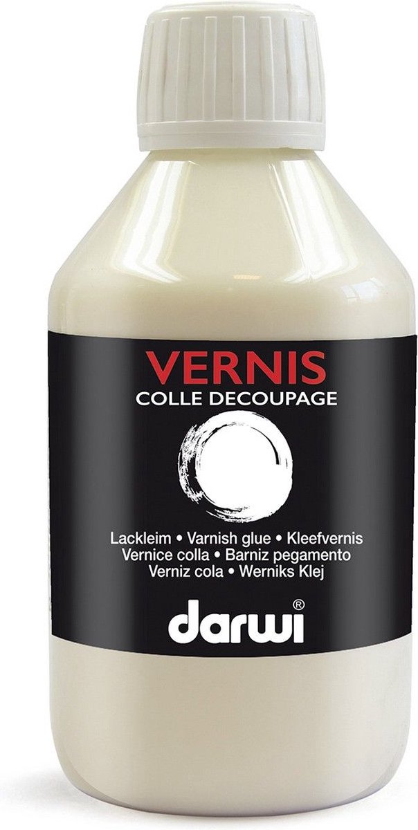 Darwi vernis lijm 250 ml - waterbasis