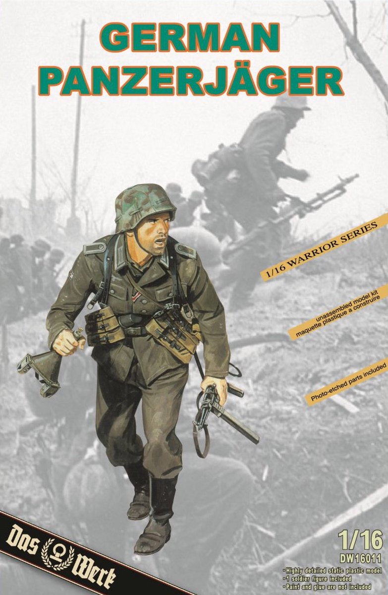 Das Werk Modelbouwpakket Militaire voertuigen - 16011 German Panzerjager-Eastern Front 1944 - Figuur Plastic - 1:16 -