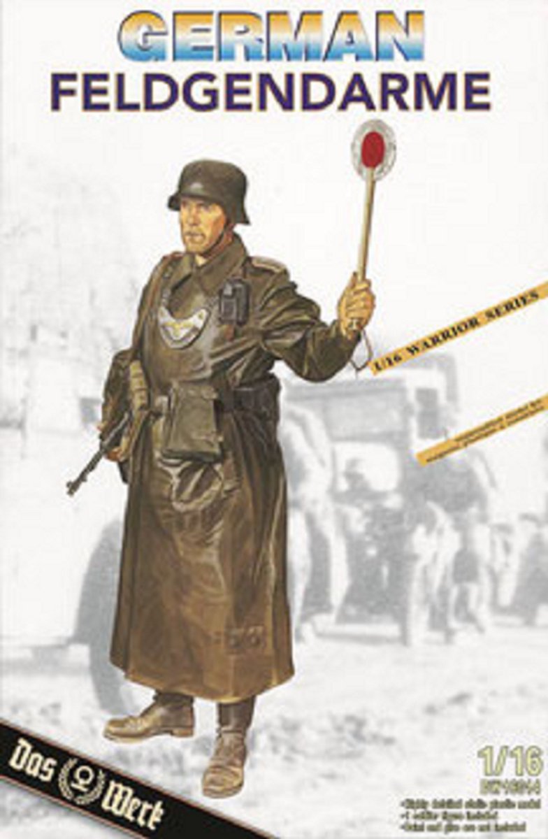 Das Werk Modelbouwpakket Militaire voertuigen - 16014 German Feldgendarme - Feldgendarmerie Plastic - 1:16 -