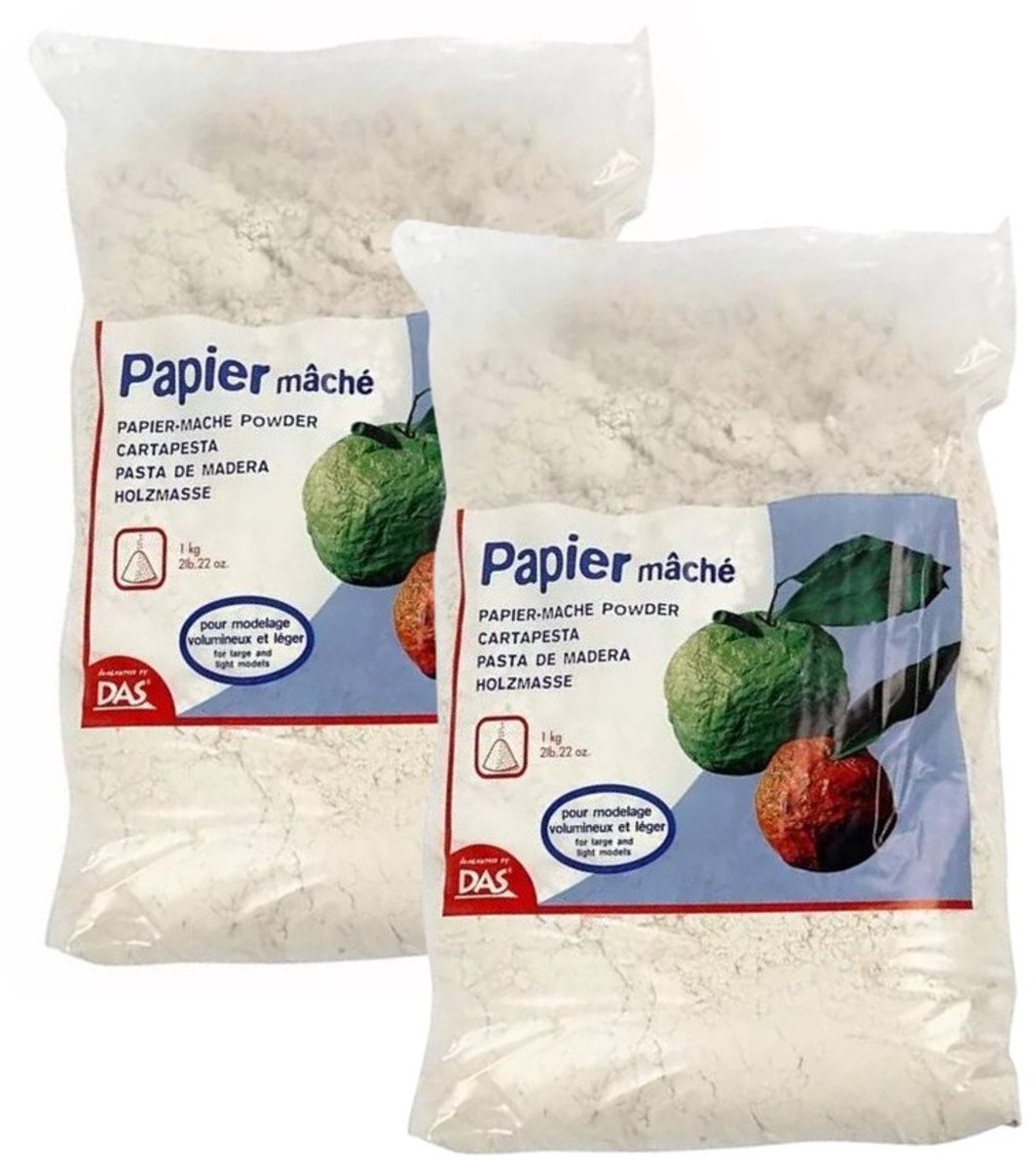 Das Papier maché lijm - 5x kilo - hobby materiaal - knutselen - mengen met water