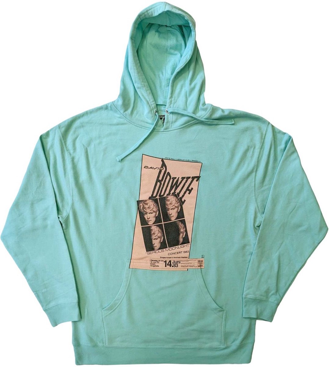 David Bowie - Concert 83 Hoodie/trui - L - Groen
