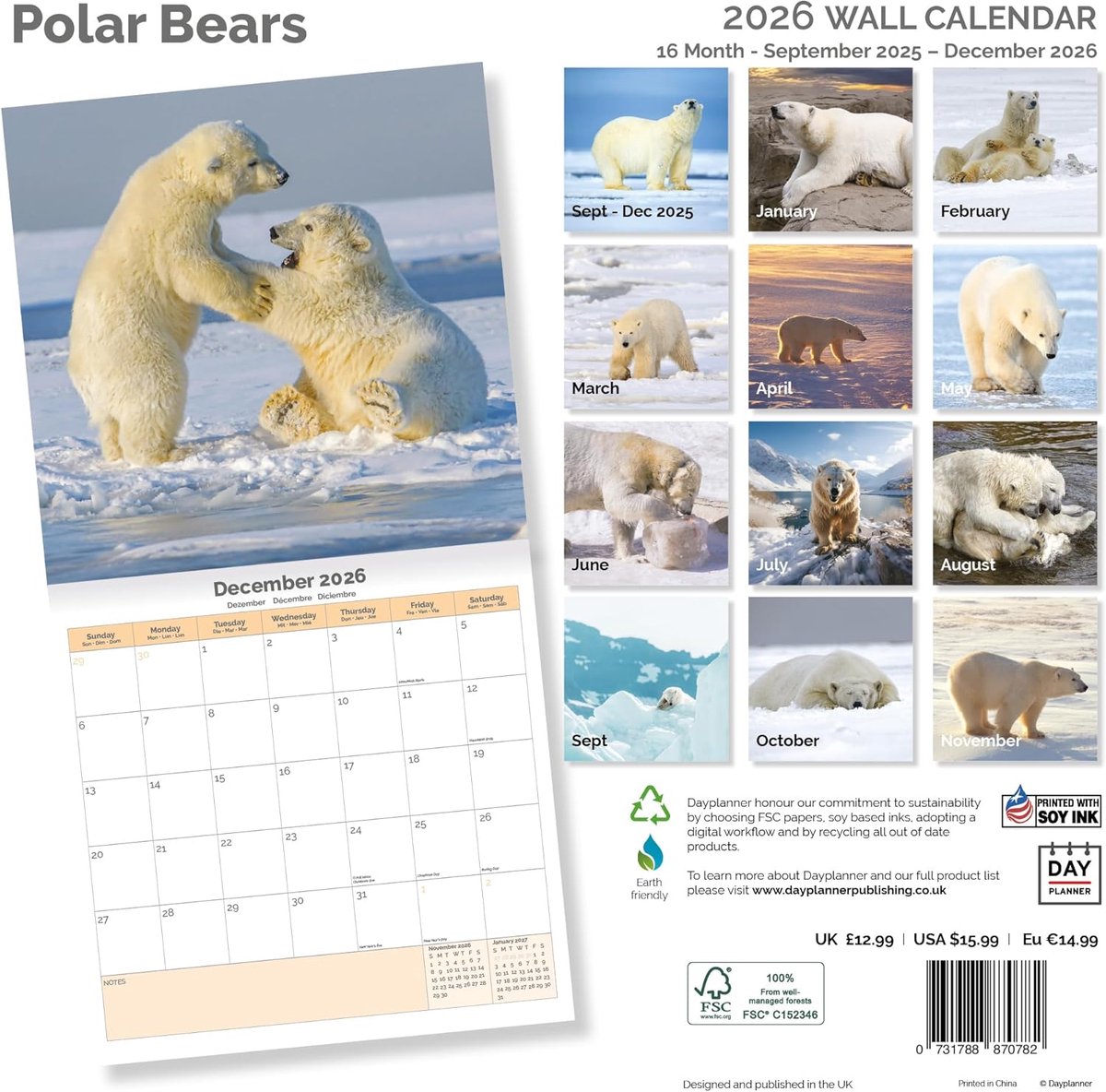 IJsberen Kalender 2026