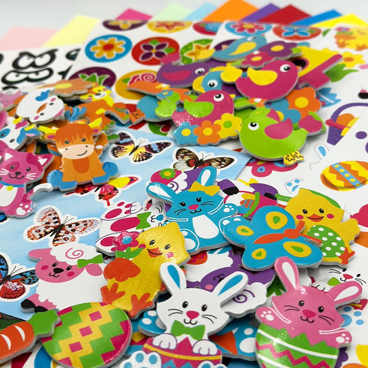 Stickerpakket Pasen - Voorjaar - Lente - Stickervellen - Stickers