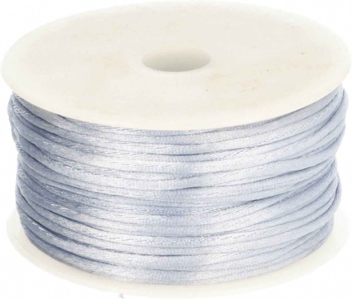 5 JAPANS SATIJNKOORD 3MM - KUMIHIMO - GRIJS