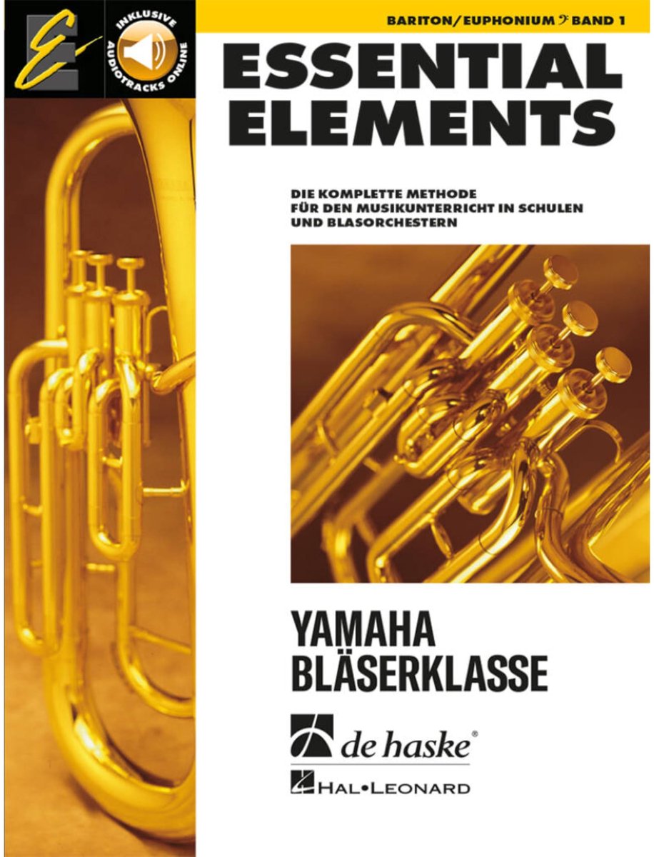 De Haske Essential Elements Band 1 - Bariton (BC) - Lesboek voor koperen blaasinstrumenten