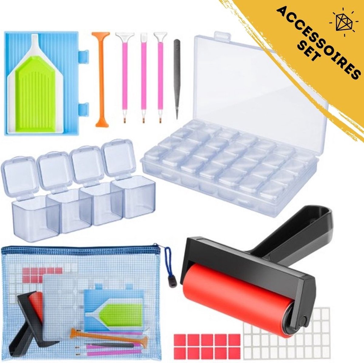 Diamond Painting Accesoires Pakket voor Beginners en Experts ACC02