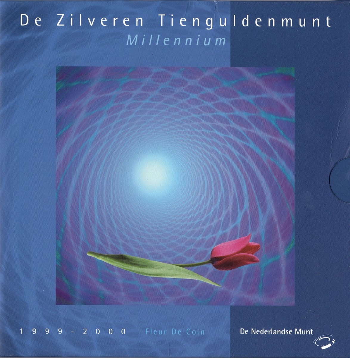 Nederland 10 Gulden 1999 Zilver: Millennium 1999-2000