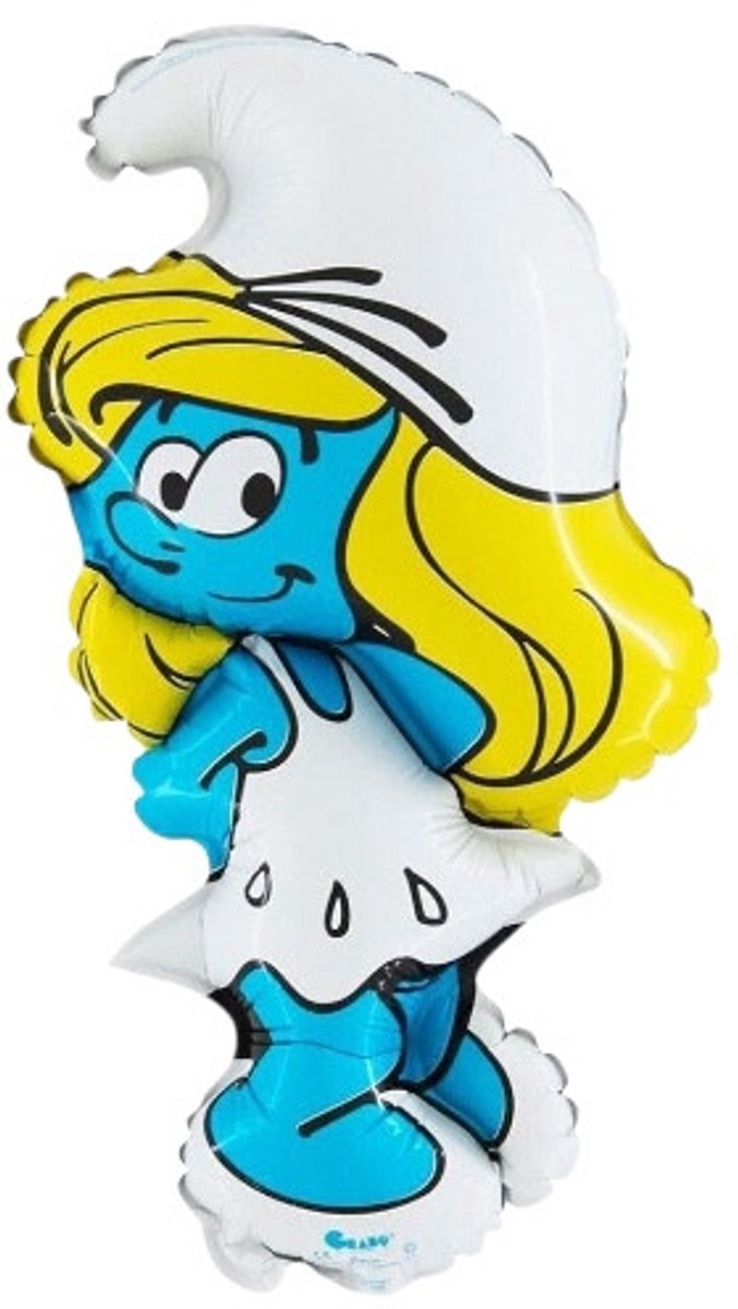 Folie ballon smurfin - 35 cm