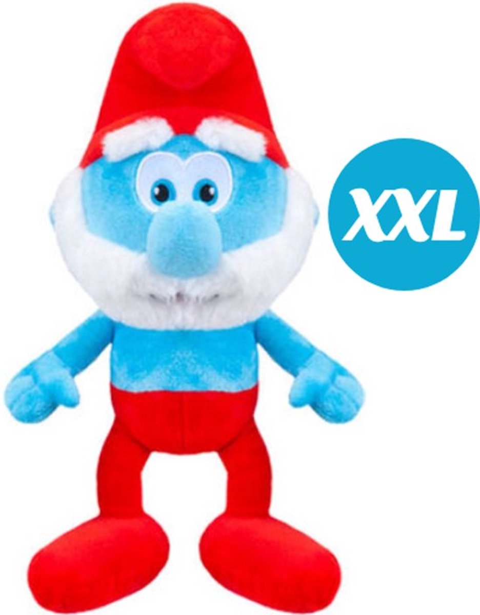 Pluche smurf - Grote smurf - 80 cm