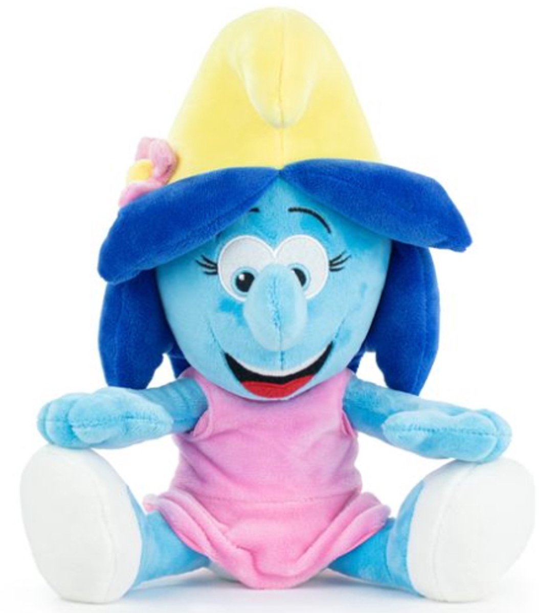 Smurfbloesem - De Smurfen Pluche Knuffel 30 cm - The Smurf Plush Toy - Speelgoed Knuffels Kinderen Jongens Meisjes - Nieuwe Bioscoopfilm