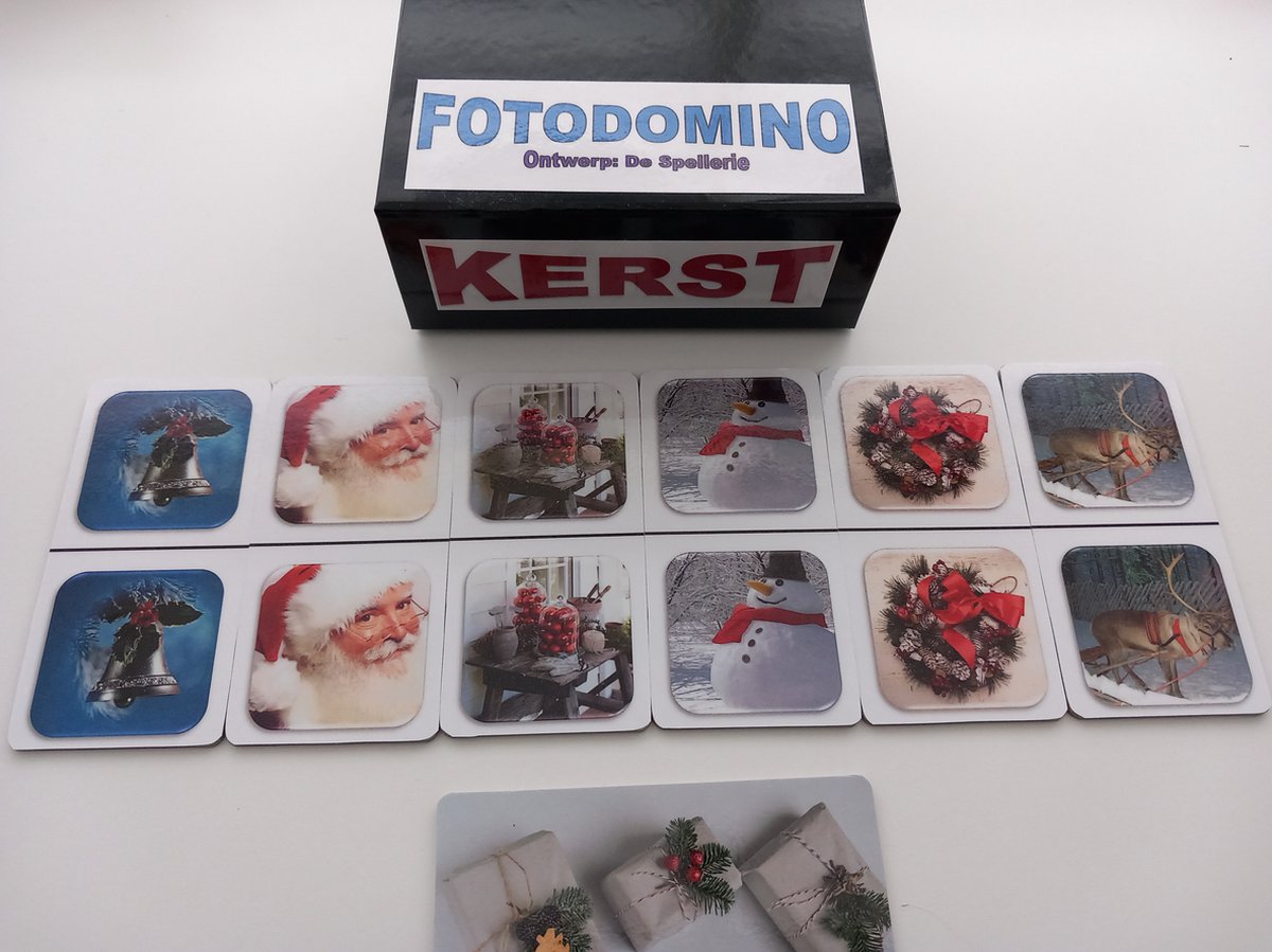 De Spellerie - Fotodomino Kerst-Speciaal voor mensen met dementie-spel-geheugen-senioren