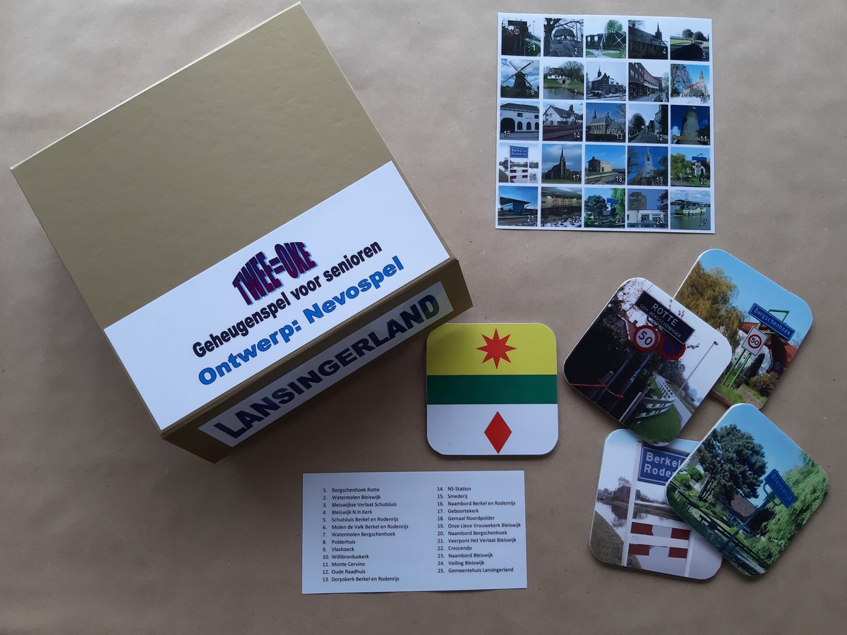 De Spellerie-Twee=Oke Lansingerland-Speciaal voor mensen met dementie-spel-reminiscentie-geheugen