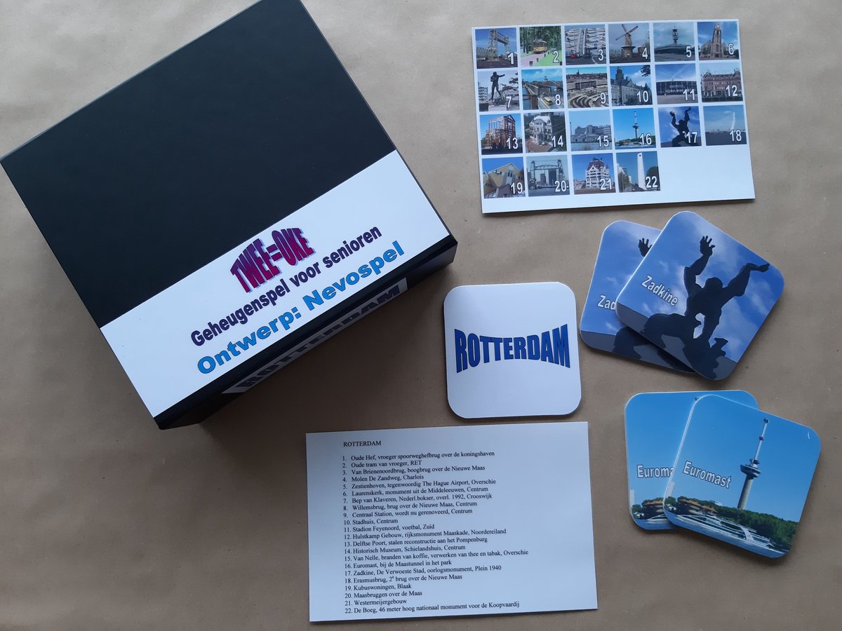 De Spellerie-Twee=Oke Rotterdam-Speciaal voor mensen met dementie-spel-reminiscentie-geheugen