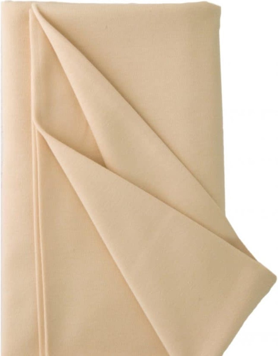 Poppentricot - lichtzalm T115 - 80 cm breed - 100 cm - De Witte Engel