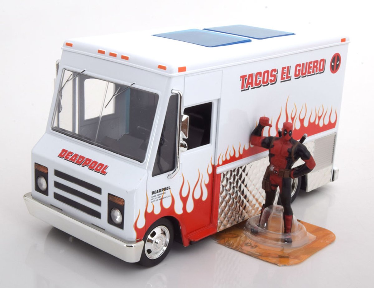 Deadpool Taco Truck 1-24 Jadatoys met Figuur