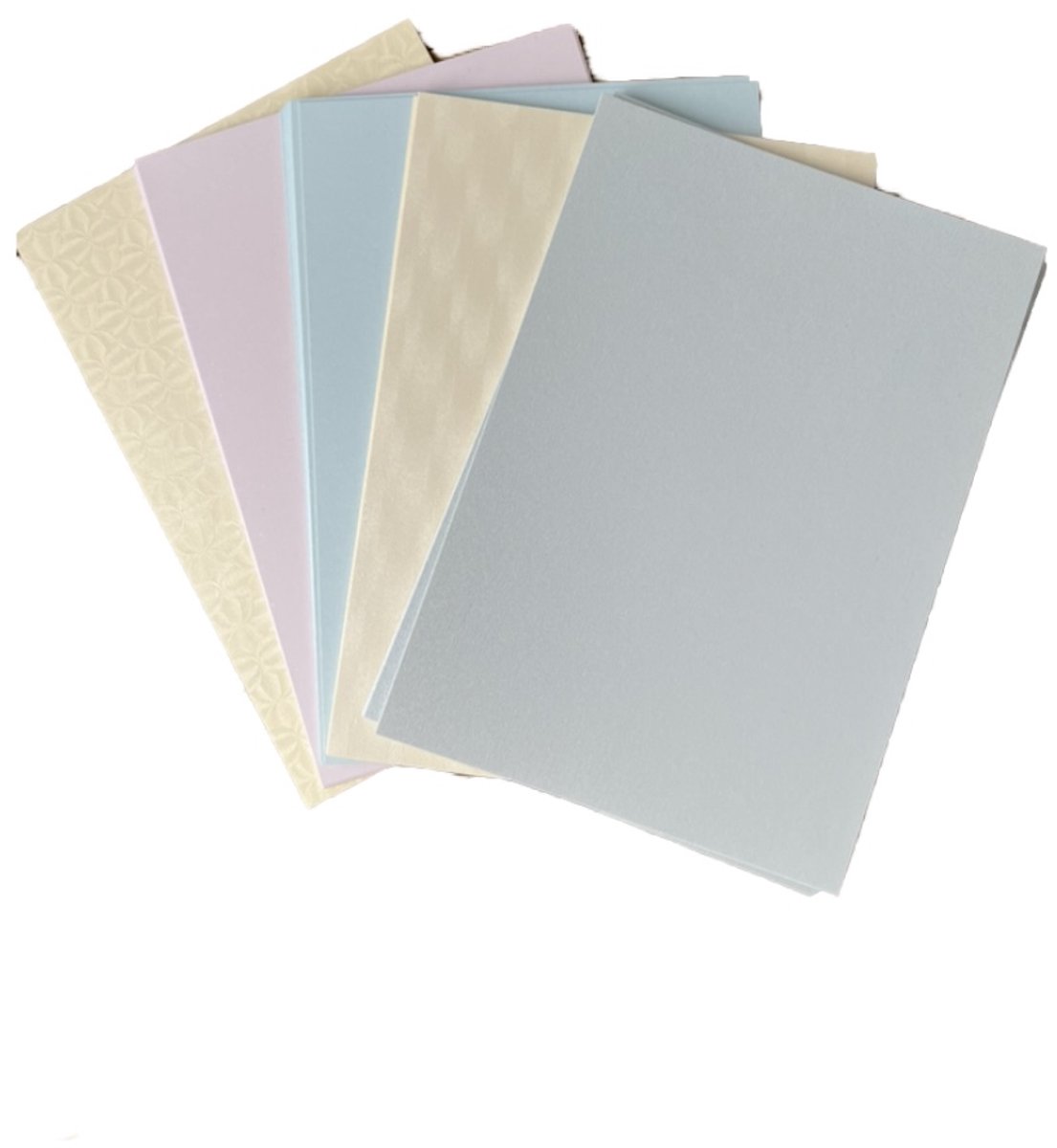 50x Kartonnen vellen 5 kleuren - Kartonpapier - Hobbypapier - Knutselen - A5 formaat - Kartonvellen zwart - 50 stuks