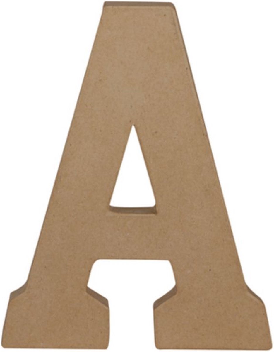 Decopatch Letter - 20 cm - Papier marche - Letter A