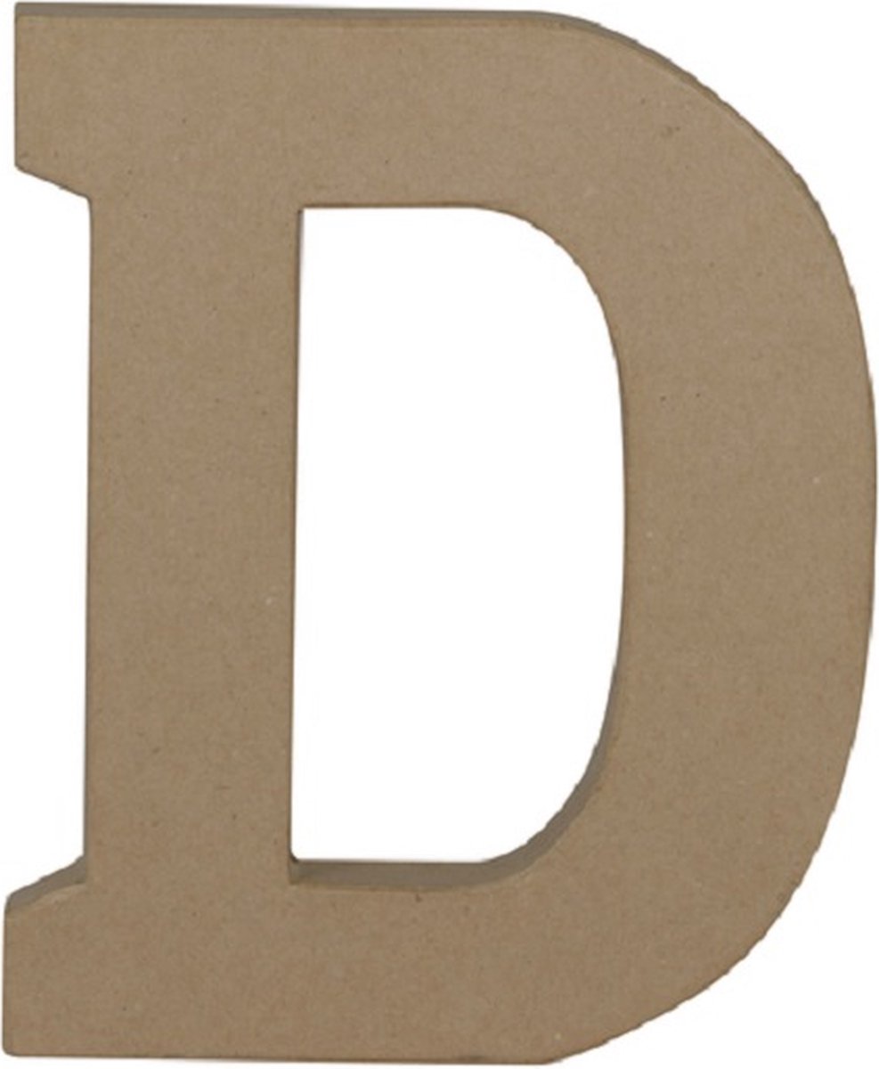 Decopatch Letter - 20 cm - Papier marche - Letter D