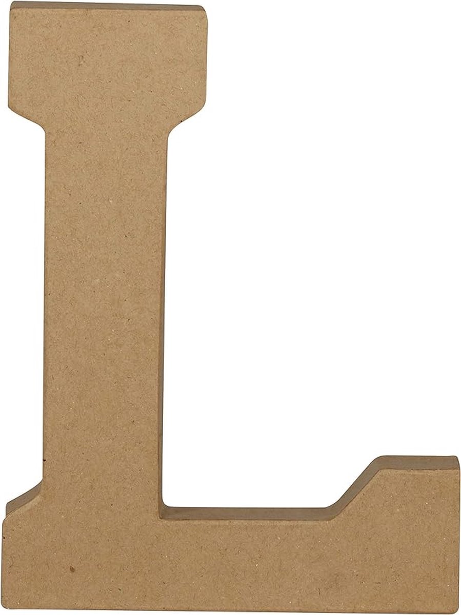 Decopatch Letter - 20 cm - Papier marche - Letter L