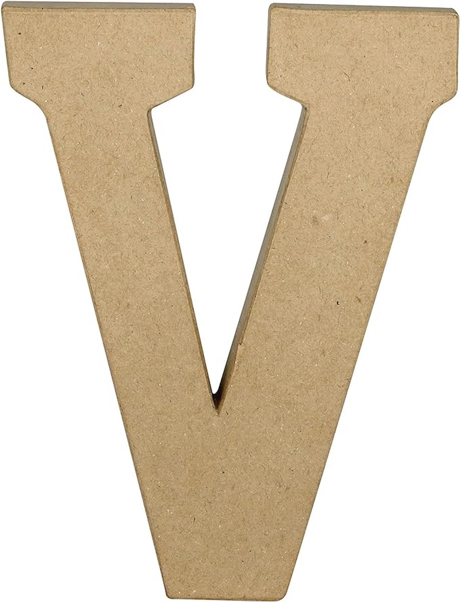 Decopatch Letter - 20 cm - Papier marche - Letter V