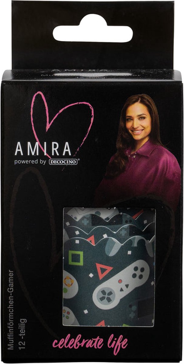 Cupcake Bakjes Gamer 12 stuks