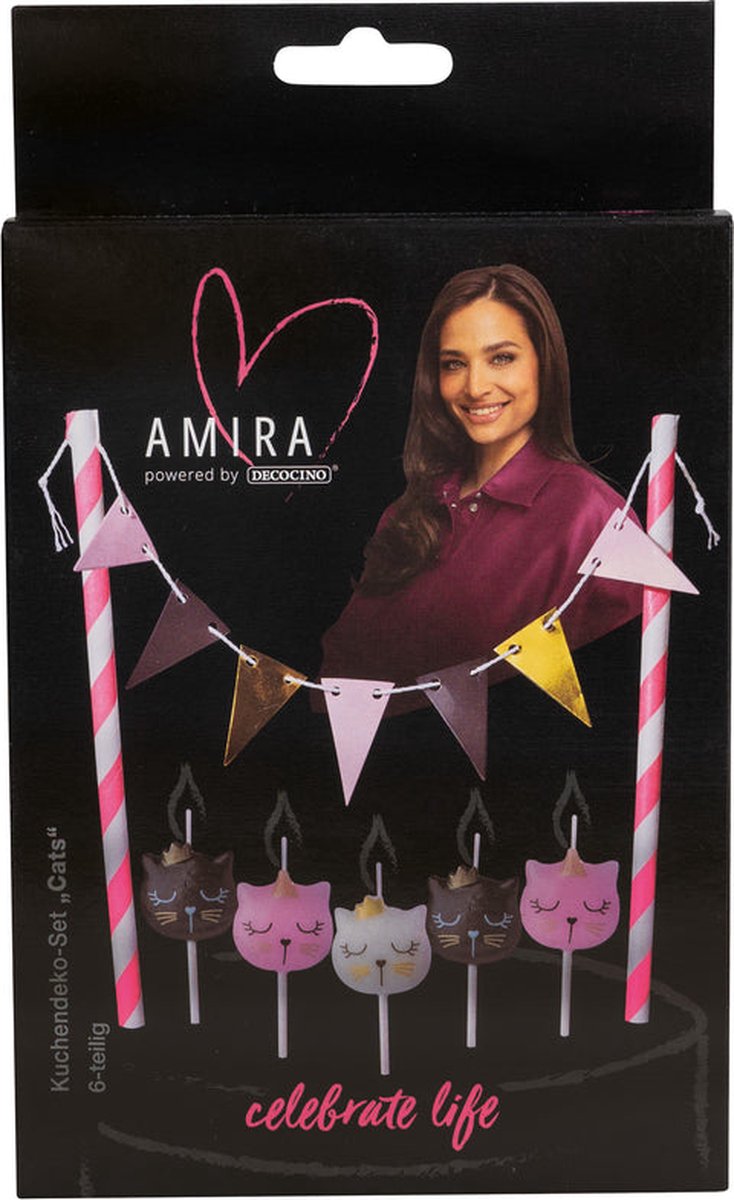 Taartdecoratie set Katten