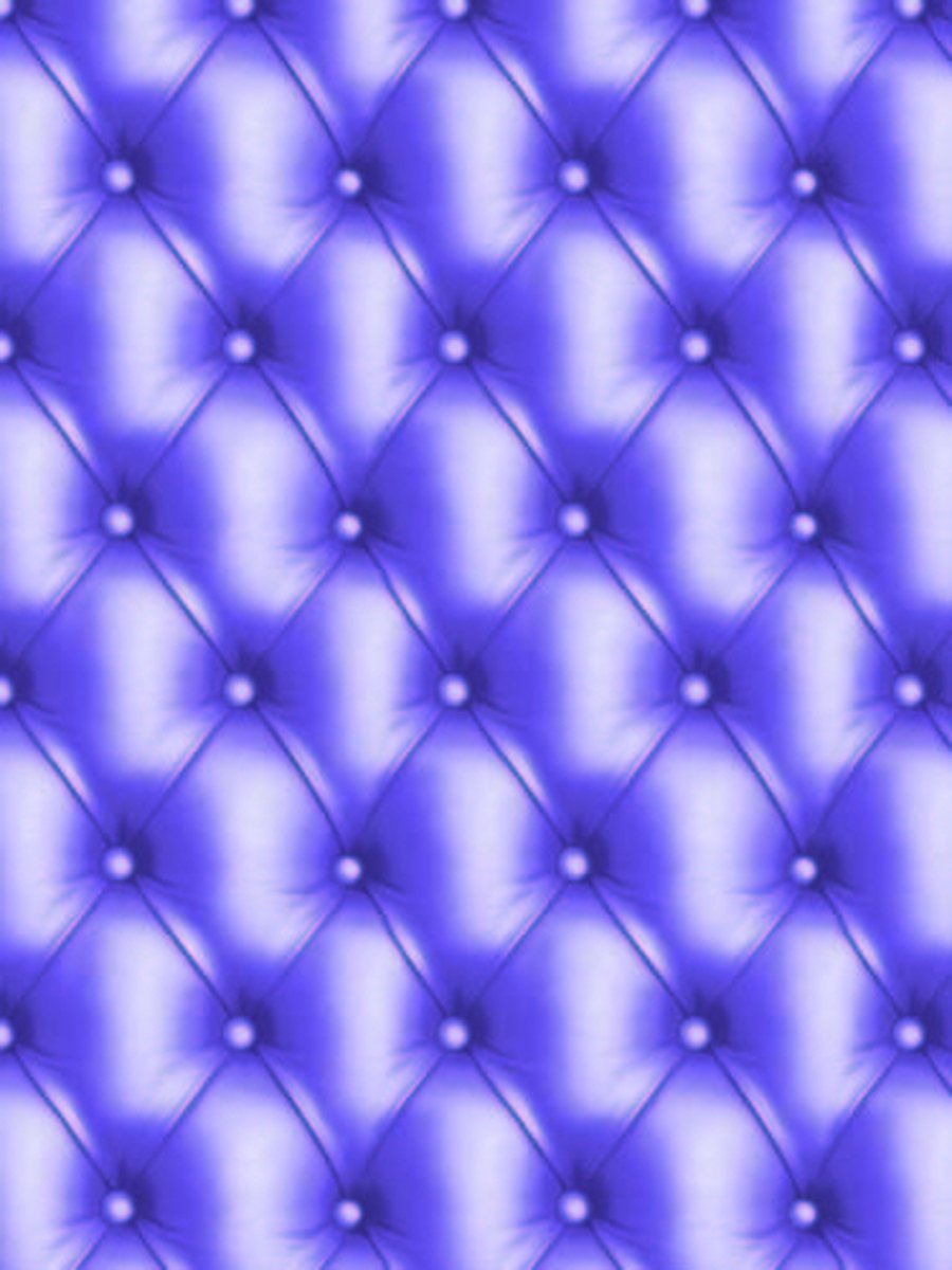 Decopatch papier Chesterfield look paars