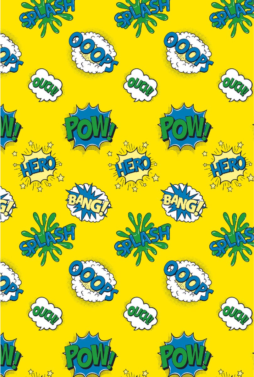 Texture Decopatch papier CARTOON SPLASH hotfoil