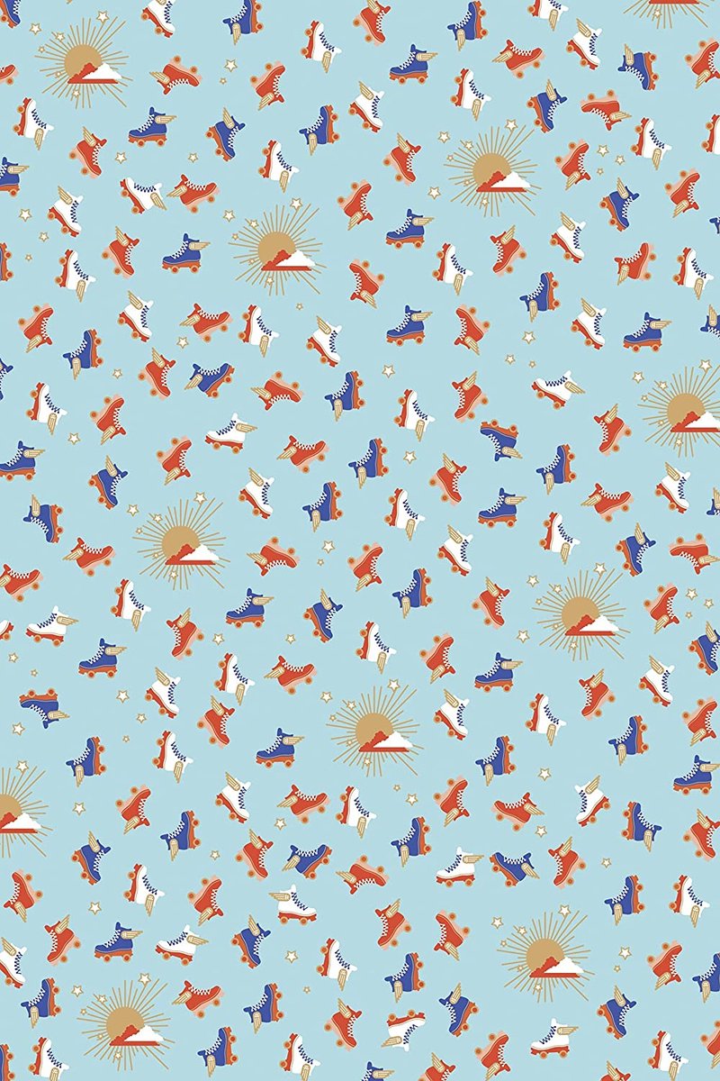 Texture Decopatch papier Funky Roller Skates hotfoil