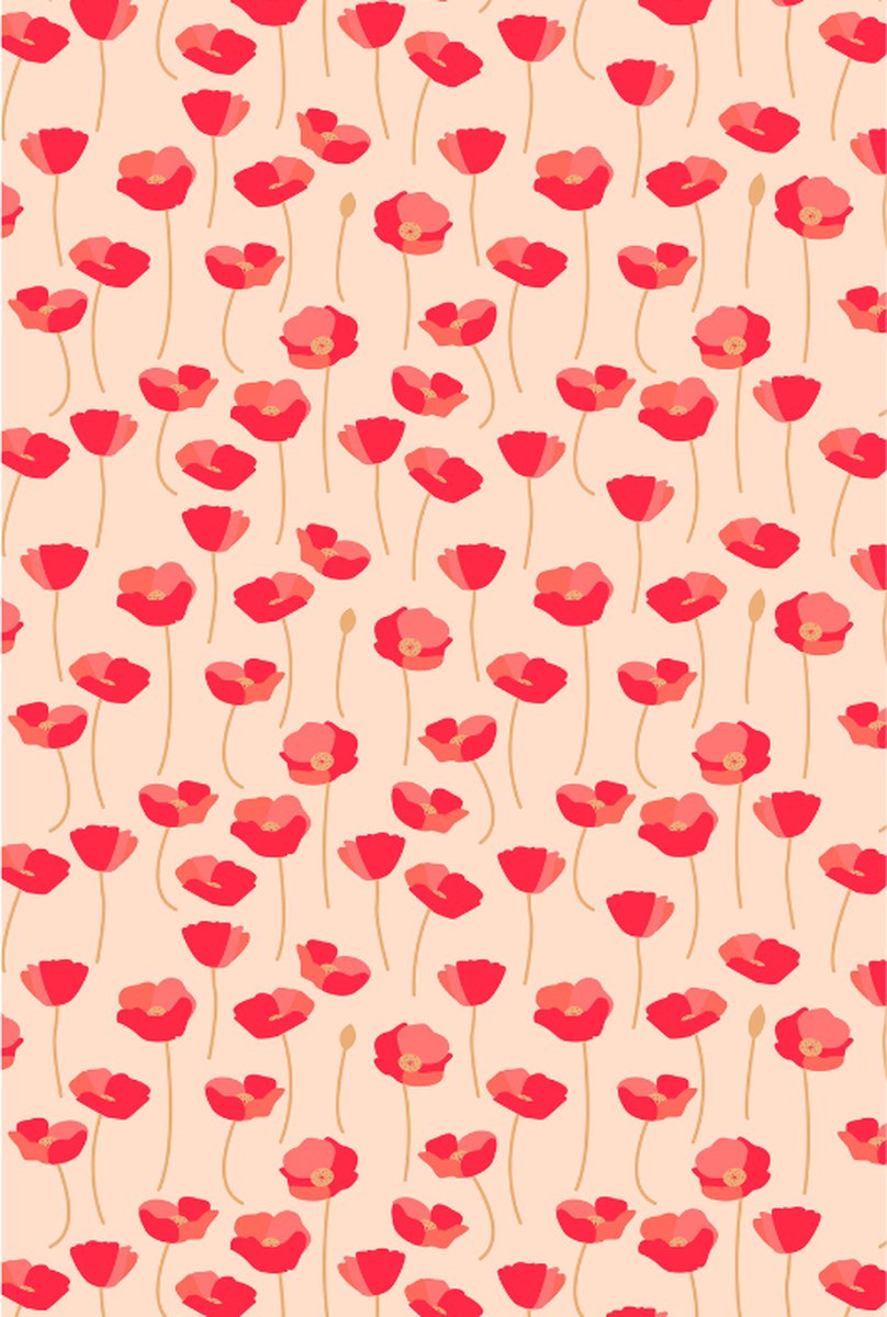 Texture Decopatch papier Poppies hotfoil